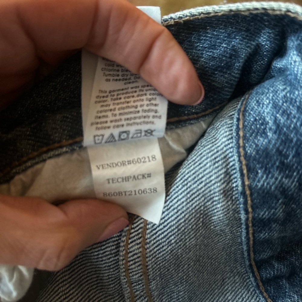 PacSun NEW Eco Medium Distresses Dad Jean 27 - Picture 4 of 5